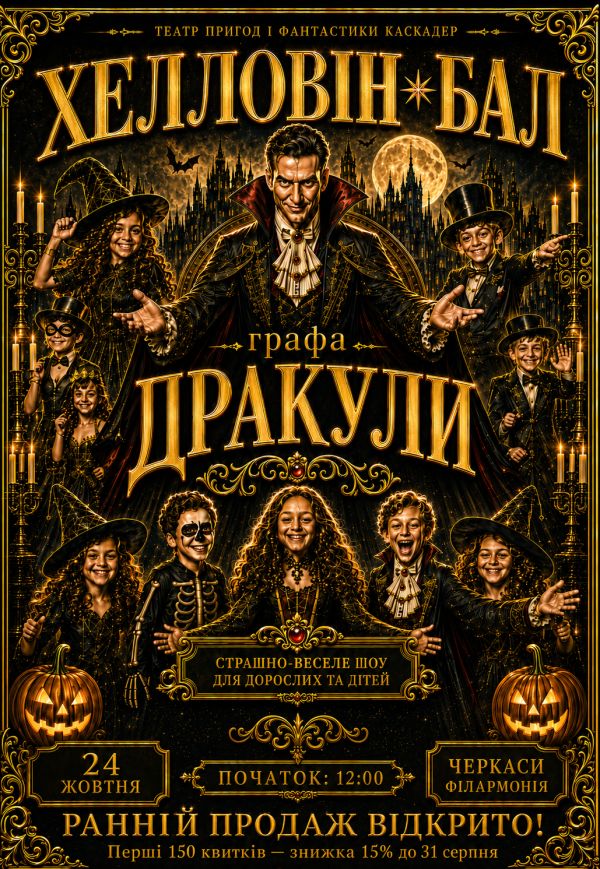 Шоу-вистава "Хелловін-бал графа Дракули"