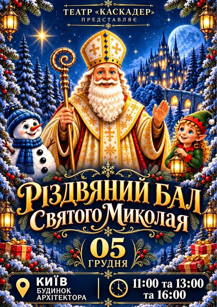 Вистава "Різдвяний бал Святого Миколая"