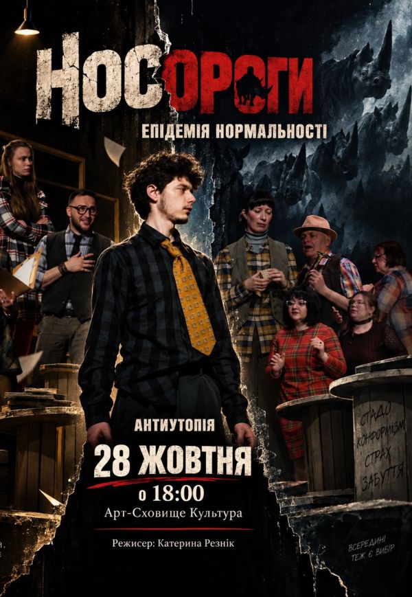 Вистава "Носороги". Прем'єра!