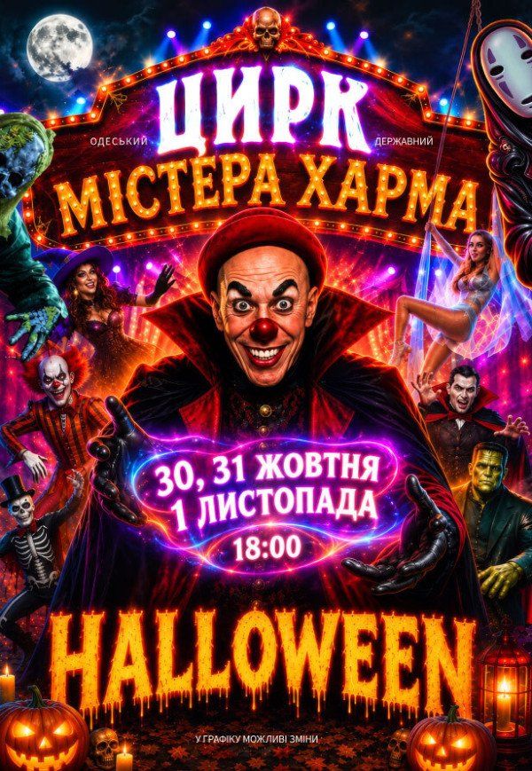 HALLOWEEN Цирк містера Харма