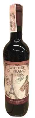 Вино Maison Bouey Lettres De France Rouge Moelleux 0.75 л червоне напівсолодке 11.5%