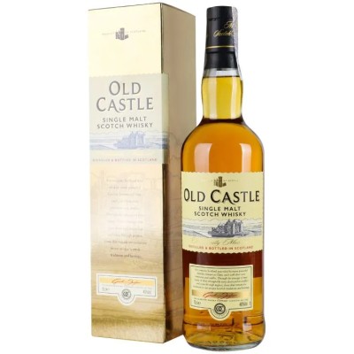 Віскі Old Castle Single Malt Scotch Whisky, в подарунковій упаковці, 40%, 0,7 л