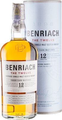 Віскі BenRiach Sherry 12yо 0.7 л 46% в тубусі