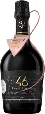 Вино ігристе 46 Parallel Grand Admiral Brut Nature Rose рожеве брют 0.75 л 12.3%