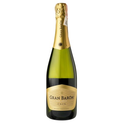 Вино ігристе Gran Baron Cava Semi-seco DO, 11,5%, біле, напівсухе, 0,75 л