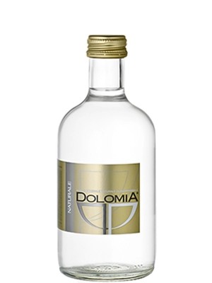 Мінеральна вода Доломія, Ексклюзив Натурале / Dolomia, Exclusive Naturale, негазована, скло, 0.33л