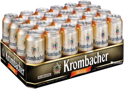 Упаковка пива Krombacher Weizen світле нефільтроване 5.3% 0.5 л x 24 шт.