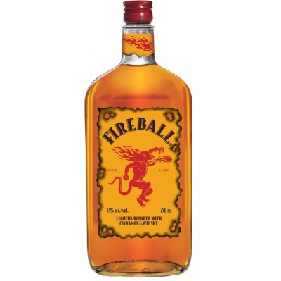 Напій на основі віскі Fireball Cinnamon Whisky, 33%, 0,75 л