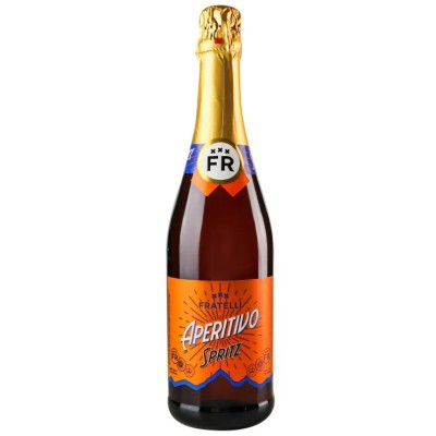 Напій ігристий винний Fratelli Aperitivo Spritz, напівсолодкий, 6,9%, 0,75 л