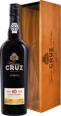 Портвейн Porto Gran Cruz 10 YO червоне кріплене 0.75 л 19%