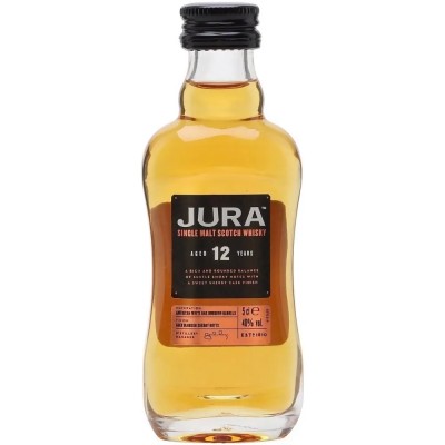 Віскі Isle of Jura 12yo Single Malt Scotch Whisky, 40%, 0,05 л