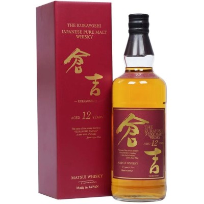 Віскі The Kurayoshi 12 yo Japanese Pure Malt Whisky, в подарунковій упаковці, 43%, 0,7 л