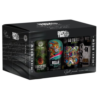 Набір пива Mikki Brew Party Time, 4,9-8,5%, 3,96 л