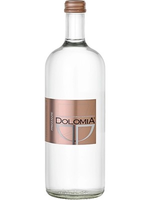 Мінеральна вода Доломія, Ексклюзив Фрізанте / Dolomia, Exclusive Frizzante, газ, скло, 0.75л