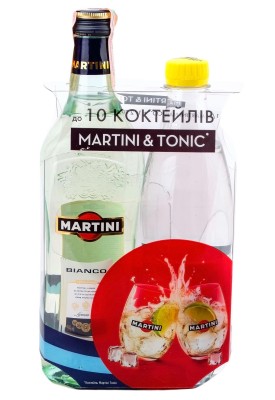 Martini BIANCO с тоником Білий Солодкий 0.5 л