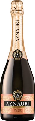 Вино ігристе Aznauri солодке біле 0.75 л 10-13%