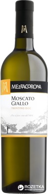 Вино Mezzacorona Moscato Giallo Trentino DOC біле напівсолодке 0.75 л 11%