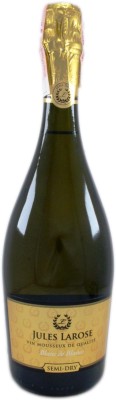 Вино ігристе Jules Larose Blanc de Blancs DemiSec біле напівсухе 0.75 л 11%