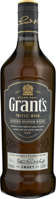 Віскі Grant's Triple Wood Smoky 5-6 років витримки 0.7 л 40%