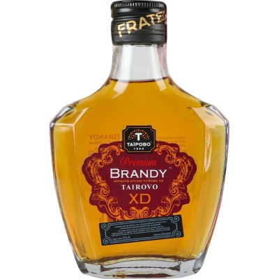 Бренді Tairovo Premium Brandy XD, 37%, 0,2 л