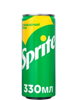 Напій Спрайт / Sprite, ж/б, 0.33л