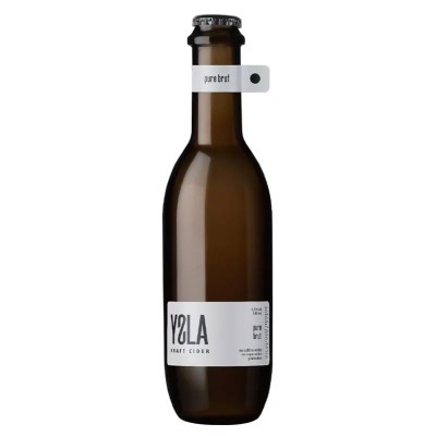Сидр Ysla Pure Brut, сухий, газований, 6,5%, 0,33 л