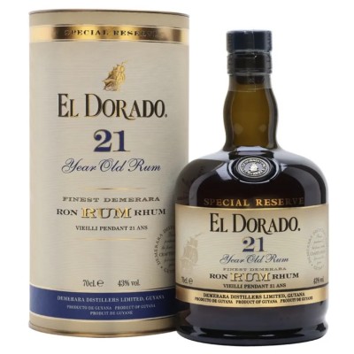 Ром El Dorado 21 Year Old, 43%, 0,7 л