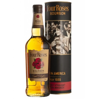 Віскі Four Roses Kentucky Straight Bourbon Whiskeyв, тубусі, 40%, 0,7 л , 40%