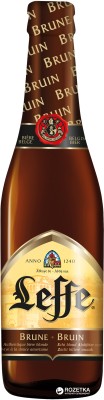 Упаковка пива Leffe Brune темне фільтроване 6.3% 0.33 л x 24 шт