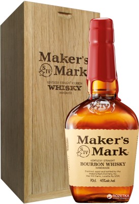 Віскі Maker's Mark 0.7 л 45% в дерев'яній коробці