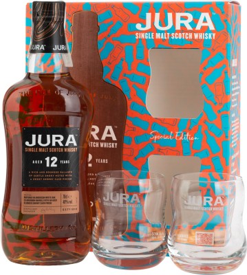 Віскі Jura 12yo 0.7 л 40% подарункова коробка + 2 келихи