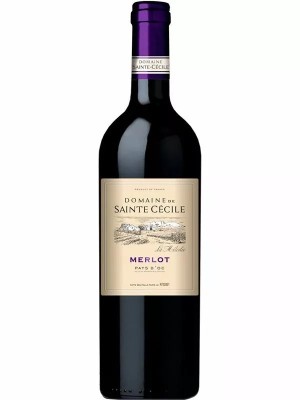 Вино Мерло / Merlot, Domaine Sainte Cecile, червоне сухе 0.75л