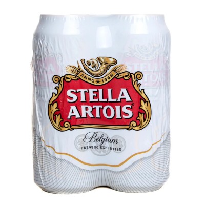 Пиво Stella Artois, 4,8%, ж/б, 2 л