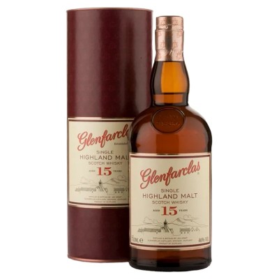 Віскі Glenfarclas Single Malt 15 Year Old, 46%, 0,7 л
