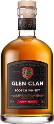 Віскі Glen Clan 100% malt 40% 0.7 л