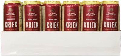 Упаковка пива «Volfas Engelman Kriek» спеціальне темне пастеризоване фільтроване з додаванням соку 4% 0.568 л х 24 шт