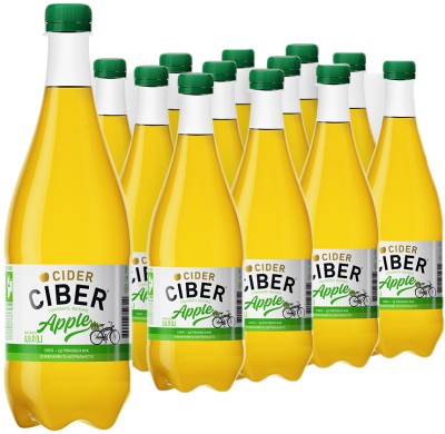 Упаковка сидру Ciber Apple 5-6% 0.8 л x 12 шт.
