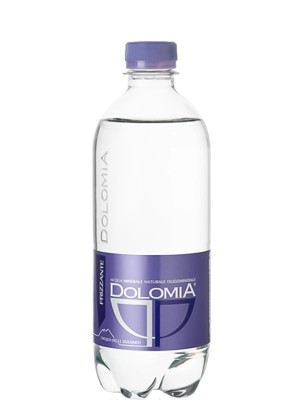 Мінеральна вода Доломія, Елегант Фрізанте / Dolomia, Elegant Frizzante, газ, ПЕТ, 0.5л