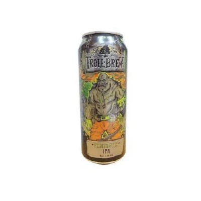 Пиво Troll-Brew Fantastic IPA, світле, 7,8%, з/б, 0,5 л