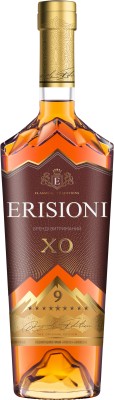 Бренді виноградне Erisioni X.O. 9 років 0.5 л 40%