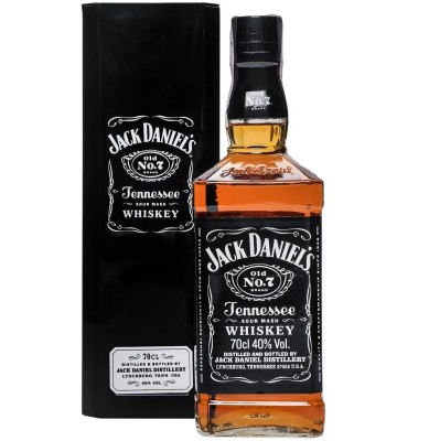 Віскі Jack Daniel's Old No.7, у металевій коробці, 40%, 0,7 л