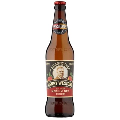 Сідр Westons Medium-Dry, 6,5 %, 0,5 л