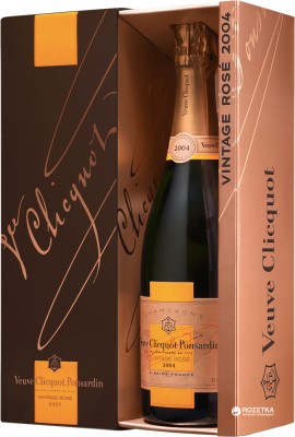 Шампанське Veuve Clicquot Ponsandin Vintage Rose 2008 рожеве брют 0.75 л 12% в подарунковій упаковці