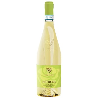Вино Pico Maccario Estrosa Piemonte Viognier, біле, сухе, 12,5%, 0,75 л