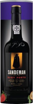 Портвейн Sandeman Ruby Porto, Sogrape Vinhos (тубус), солодкий червоний 0.75 л 19.5%