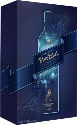 Віскі Johnnie Walker Blue label витримка 25 років 0.7 л 40% в подарунковому пакованні з 2 склянками