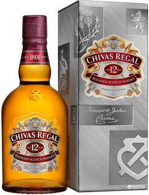 Віскі Chivas Regal 12 років витримки 0.5 л 40% в подарунковій упаковці