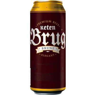 Пиво Keten Brug Brune Elegant, темне, 6%, 0,5 л