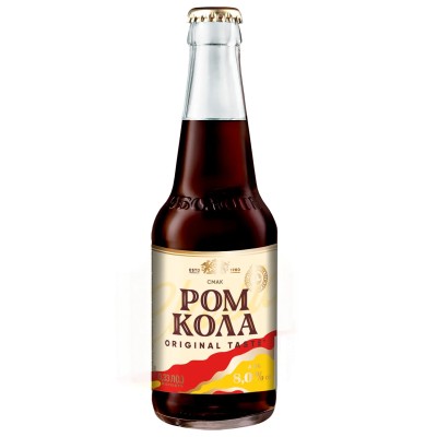 Напій слабоалкогольний Оболонь Ром Кола, 8%, 0,33 л