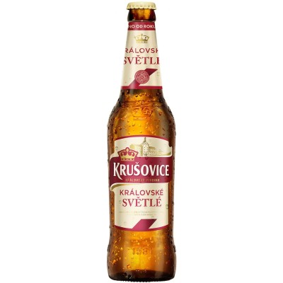 Пиво Krusovice, світле, фільтроване, 4,2%, 0,5 л